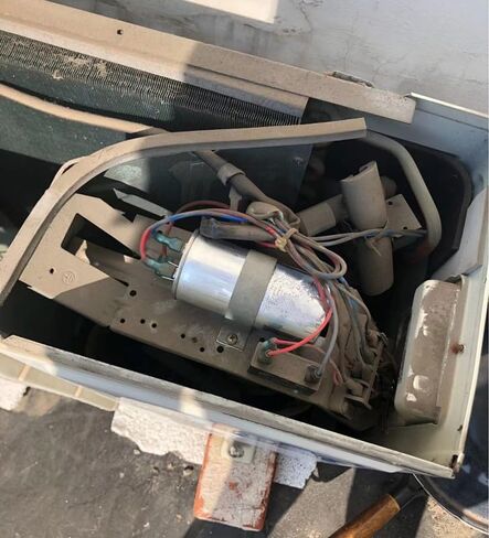 35/5uF ±6% MFD 370/440V AC Capacitor, Dual Run Round Capacitor Replacement, for AC Unit Fan Motor Start or Heat Pump or Condenser Straight Cool (35/5 uF) in Saudi Arabia