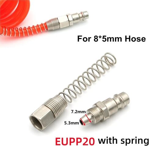 1Pcs Pneumatic European Connector with Spring EU Standard Fittings for Compressor Air Hose Fitting Quick Release Coupling SP PP20 30(PP,30) in Saudi Arabia
