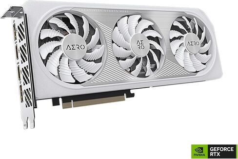 Gigabyte Geforce RTX 5060 Aero OC 8G Graphics Card ، 8GB 128-Bit GDDR7 ، PCIE 5.0 ، Windforce Cooling System ، GV-N5060Aero OC-8GD VIDEO in Kuwait