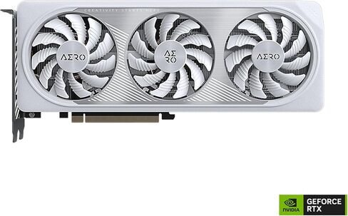 Gigabyte Geforce RTX 5060 Aero OC 8G Graphics Card ، 8GB 128-Bit GDDR7 ، PCIE 5.0 ، Windforce Cooling System ، GV-N5060Aero OC-8GD VIDEO in Kuwait