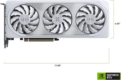 Gigabyte Geforce RTX 5060 Aero OC 8G Graphics Card ، 8GB 128-Bit GDDR7 ، PCIE 5.0 ، Windforce Cooling System ، GV-N5060Aero OC-8GD VIDEO in Kuwait