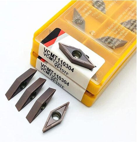 Carbide Tool VCMT110304 UE6020 VP15TF US735 CNC Steel Steel Tething Transp Original Tool VCMT 110304 Carbide Blade (الزاوية: VCMT110304 US735 ، قطر شانك: 10pcs (1Box)) in Saudi Arabia