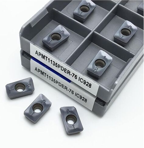 أداة Carbide APMT1135PDER 76 IC928 مخرطة مخرطة مخرطة CNC مخرطة المعادن إكسسوارات مملة ممل طحن بليد APMT1135 (الزاوية: APMT1135 76 IC928 ، إدراج عرض (MM): 100pcs (10box)) in Saudi Arabia