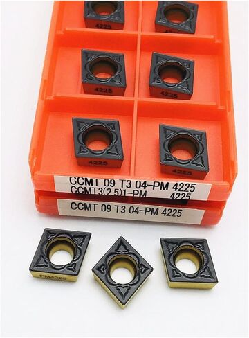 Carbide Tool External Turning Tool CCMT09T308 PM 4225 CCMT09T304 PM 4225 Carbide Blade Turning Tool Boring Tool (Angle : CCMT09T304 PM 4225, Shank Diameter : 20PCS(2box)) in Saudi Arabia