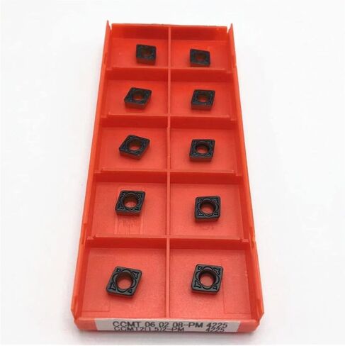 أداة Carbide CCMT060208 PM 4225 إدراج كربيد لتحويل أدوات مخرطة الأدوات المعدنية CCMT 060208 PM4225 إدراج الدوران (الزاوية: CCMT060208 PM 4225 ، قطر Shank: 10pcs (1Box)) in Saudi Arabia