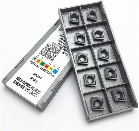 Carbide Tool Turning Tool CCMT09T308 SM IC907 CCMT09T308 SM IC908 Internal Turning Tool Carbide Insert CNC Lathe Tool Milling Cutter (Angle : CCMT09T308 SM IC907, Insert Width(mm) : 10PCS(1box)) in Saudi Arabia