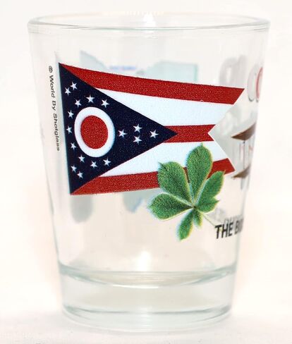 أوهايو The Buckeye State Collection Collection Shot Glass in Saudi Arabia