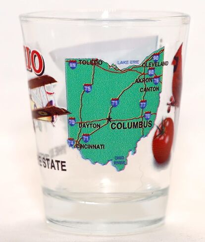 أوهايو The Buckeye State Collection Collection Shot Glass in Saudi Arabia