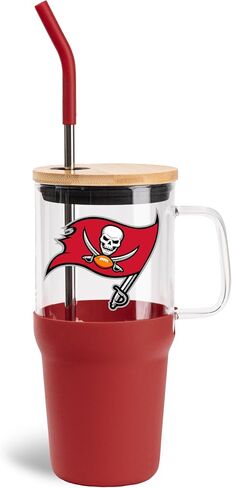 شركة الذاكرة مرخصة رسميًا في لعبة NFL Day Tumbler - 40oz من الفولاذ المقاوم للصدأ معزول مزدوج الكأس بلينغ مع شعار الفريق ، و NFL SPORTS TRAVER in Kuwait
