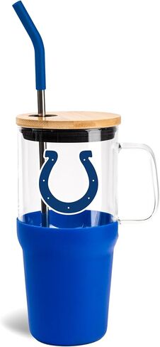 شركة الذاكرة مرخصة رسميًا في لعبة NFL Day Tumbler - 40oz من الفولاذ المقاوم للصدأ معزول مزدوج الكأس بلينغ مع شعار الفريق ، و NFL SPORTS TRAVER in Kuwait