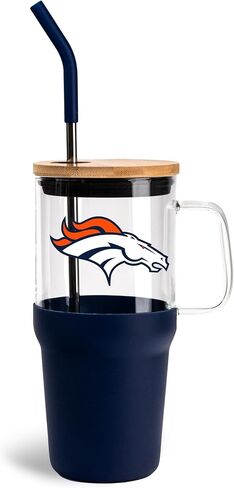 شركة الذاكرة مرخصة رسميًا في لعبة NFL Day Tumbler - 40oz من الفولاذ المقاوم للصدأ معزول مزدوج الكأس بلينغ مع شعار الفريق ، و NFL SPORTS TRAVER in Kuwait