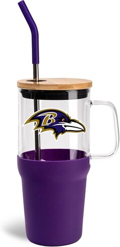شركة الذاكرة مرخصة رسميًا في لعبة NFL Day Tumbler - 40oz من الفولاذ المقاوم للصدأ معزول مزدوج الكأس بلينغ مع شعار الفريق ، و NFL SPORTS TRAVER in Kuwait
