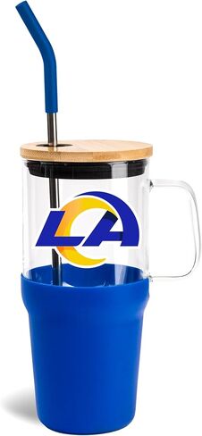 شركة الذاكرة مرخصة رسميًا في لعبة NFL Day Tumbler - 40oz من الفولاذ المقاوم للصدأ معزول مزدوج الكأس بلينغ مع شعار الفريق ، و NFL SPORTS TRAVER in Kuwait