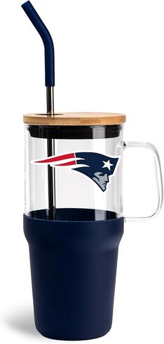 شركة الذاكرة مرخصة رسميًا في لعبة NFL Day Tumbler - 40oz من الفولاذ المقاوم للصدأ معزول مزدوج الكأس بلينغ مع شعار الفريق ، و NFL SPORTS TRAVER in Kuwait