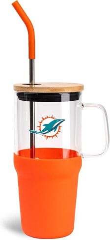 شركة الذاكرة مرخصة رسميًا في لعبة NFL Day Tumbler - 40oz من الفولاذ المقاوم للصدأ معزول مزدوج الكأس بلينغ مع شعار الفريق ، و NFL SPORTS TRAVER in Kuwait