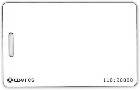 CS25 CLAMSHELL CARD 125KHz RFID CONFID CONTROL CROMENT (حزمة 25)-ترميز CDVI 26 بت ، رقم متسلسل ، PVC-لأنظمة مراقبة CCTV in Kuwait