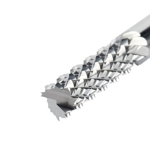 3.175/4/6/8mm Shank Carbide Tungsten PCB Corn Teeth Cutter Milling Bits CNC End Mill CNC Router Bits for Engraving Machine(3.175x15) in Saudi Arabia