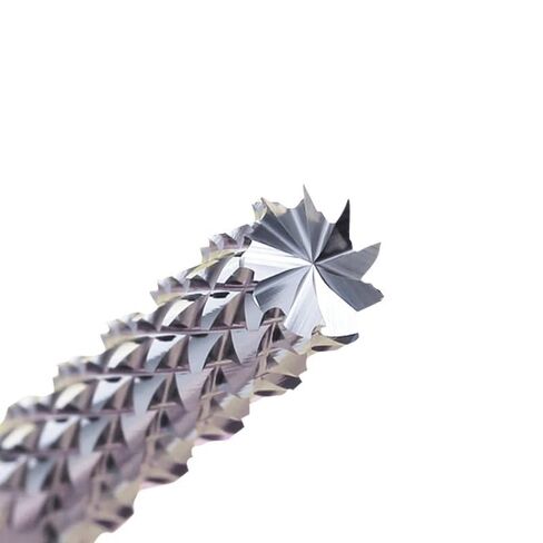 3.175/4/6/8mm Shank Carbide Tungsten PCB Corn Teeth Cutter Milling Bits CNC End Mill CNC Router Bits for Engraving Machine(3.175x15) in Saudi Arabia
