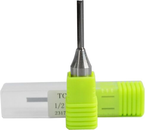 1/2 Shank CNC TCT 2 Flute end end Mill Tool Woodwork Tool Bit CNC bit for MDF Plywood Chipboard Milling Cutter (10pcs 12.7x4x32) in Saudi Arabia