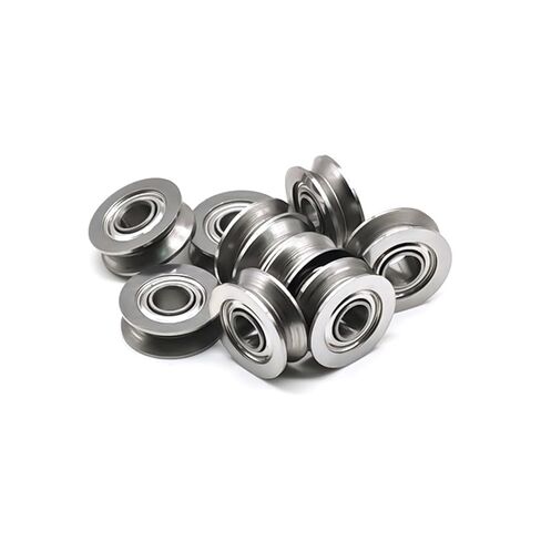 الفولاذ المقاوم للصدأ SV3-14ZZ الأسطوانة تحمل 3x14x4 مم دليل السكك الحديدية بكرة V على شكل V3-14 SV3-14Z 2PCS in Kuwait