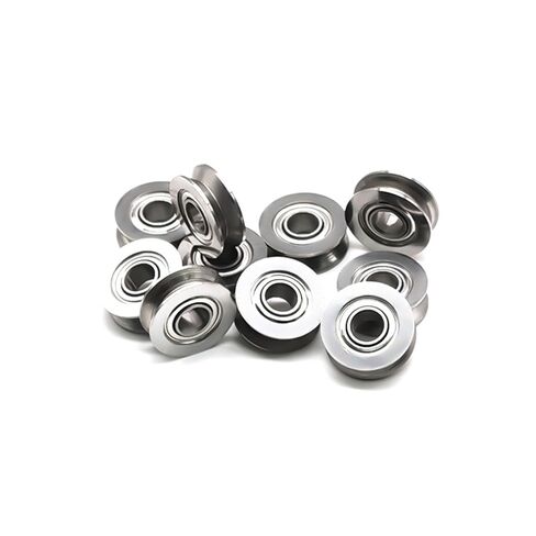 الفولاذ المقاوم للصدأ SV3-14ZZ الأسطوانة تحمل 3x14x4 مم دليل السكك الحديدية بكرة V على شكل V3-14 SV3-14Z 2PCS in Kuwait