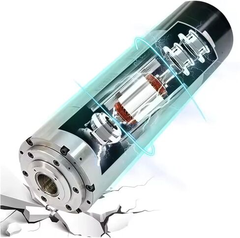 ATC 5.5KW Spindle Motor Water Cooling BT30 18000rpm/24000rpm(600Hz 18000rpm 380V) in Saudi Arabia