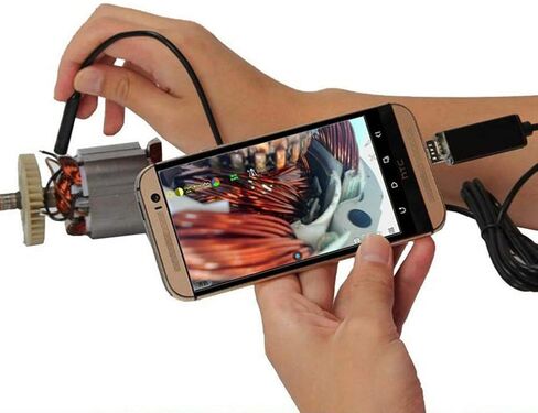 3 In1 Type-C Camera USB Camera for Industrial Indivision ، Camera HD Camera Borescope الصناعية ذات المقاومة المائية مع 6 مصابيح LED ساطعة قابلة للتعديل ، كاميرا أنبوب مصفاة بالوعة الأنبوب للنوافذ (2M) in Saudi Arabia