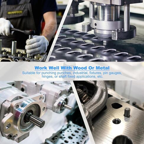Patikil 304 Dowel Dowel Dowel Dowel 5 × 80 مم (5/16 "ضياء) ، 10 أجهزة مركبة مستديرة رأس مسطح مشطو in Saudi Arabia