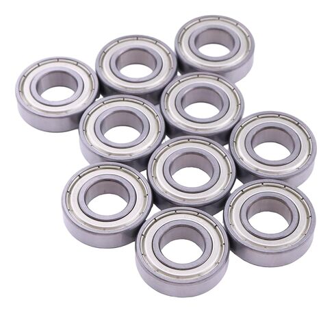 15 * 32 * 9mm 10pcs محامل كرة درع معدنية متميزة/محامل كروم محتملة من الصلب 6002-ZZ 6002ZZ in Saudi Arabia