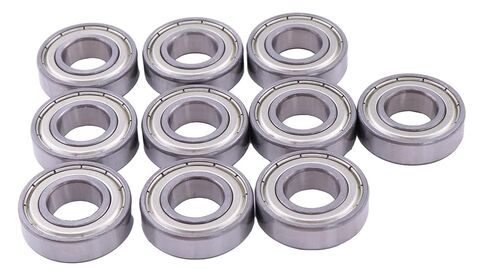 15 * 32 * 9mm 10pcs محامل كرة درع معدنية متميزة/محامل كروم محتملة من الصلب 6002-ZZ 6002ZZ in Saudi Arabia