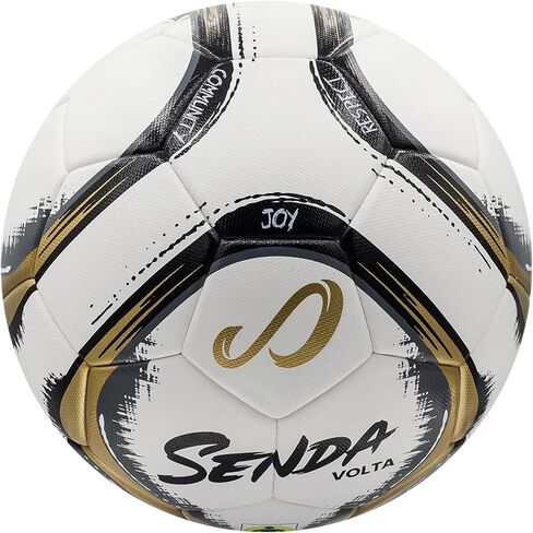 Senda Volta Premier Soccer Ball ، Fair Trade Certified ، Gold/Gray ، Size 5 (Ages 13 & Up) in Kuwait