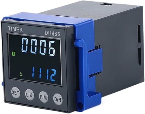 DH48S-1Z 2Z LED RELAINGE RELAY RELAY 0.01S-99990H مع RELAY TIME RELAY DC AC220V 1PCS (DH48S-2H 220VAC) in Saudi Arabia