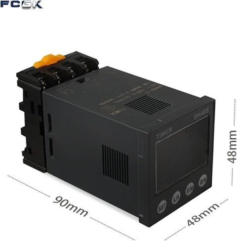 DH48S-1Z 2Z LED RELAINGE RELAY RELAY 0.01S-99990H مع RELAY TIME RELAY DC AC220V 1PCS (DH48S-2H 220VAC) in Saudi Arabia