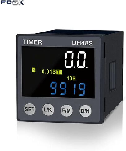 DH48S-1Z 2Z LED RELAINGE RELAY RELAY 0.01S-99990H مع RELAY TIME RELAY DC AC220V 1PCS (DH48S-2H 220VAC) in Saudi Arabia