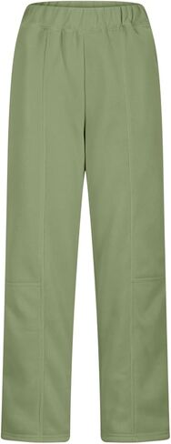 Women Wide Straight Leg Sweatpants Casual High Waist Joggers Athletic Sweat Lounge Pants with Pockets in Saudi Arabia