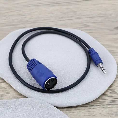 5 Pin MIDI Female to TRS 3.5mm Male Cable Compatible with Akai MPC Studio MPC Touch MPX8 SQ-1, Straight TRS in Saudi Arabia