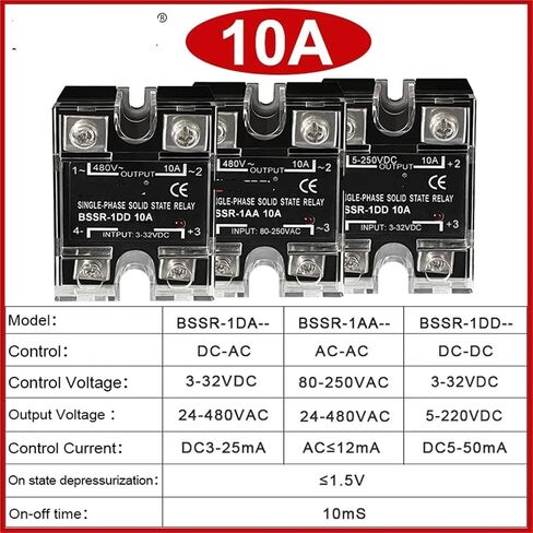 10A 25A 40A 60A 80A 100A 120A مرحلة واحدة SSR DC CONTROL AC DC CONTROL CONTROL CONTROL AC AC RELAY 1PCS (AC CONTROL AC ، 60A) in Saudi Arabia