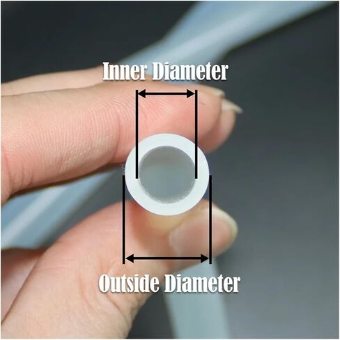 1/5 Meter Silicone Hose High Temperature Clear Transparent Pipe 2 5 6 7 8 10 for Faucet Aquarium Garden Tube(1 Meter,ID 9mm x OD 11mm) in Saudi Arabia