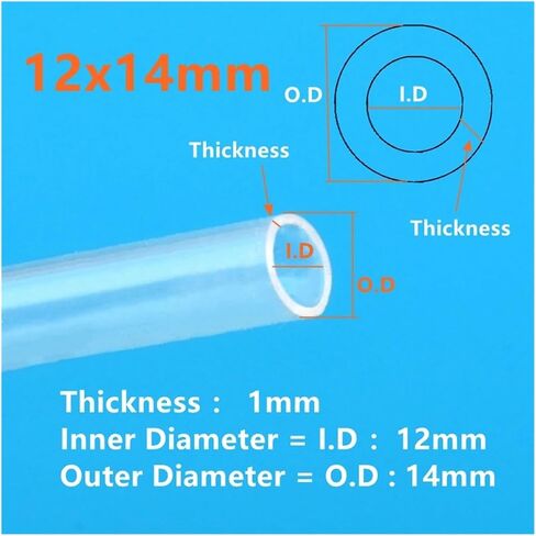 1M 1M Silicone Rubber Hose ID 12 13 14 15 16 17 18 19 20 22 25 30 32 38 50mm silicone Tube (20x26mm) in Kuwait