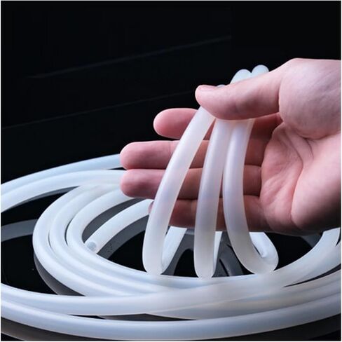 Clear Transparent Silicone Rubber Hose Pipe Tube 5M Food Grade 4 5 6 7 8 9 10 11mm Out Diameter Flexible Silicone Tube(ID3mm X OD5mm) in Kuwait