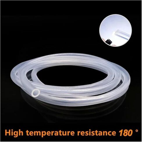 Clear Transparent Silicone Rubber Hose ID 0.51 2 3 4 5 6 7 8 9 10 12mm O.D Flexible Silicone Tube(5 Meters_ID 4MM X 7MM OD) in Kuwait