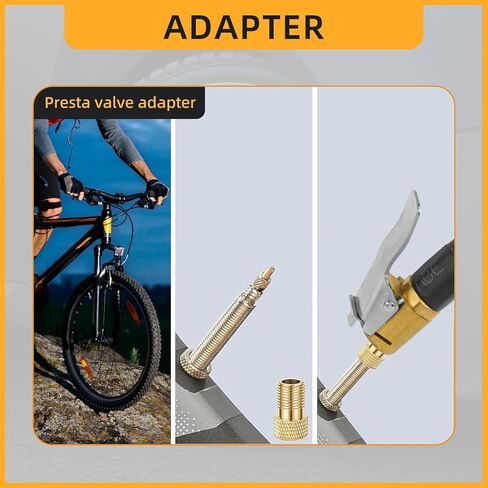 Tire inflator hose adapter Locking Tire Chuck with Rubber Hose, 14'' Tire Inflator Extension Tube Tyre Pump, Clip on Tire Inflator Hose Adapter, Quick Inflation Chuck Adapter Hose for Tire Connect in Saudi Arabia