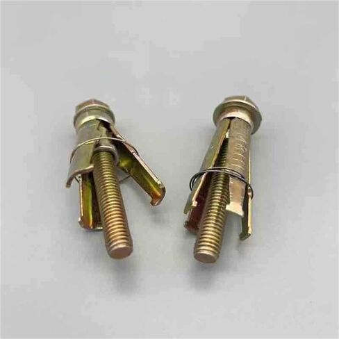 M6 M8 M10 M12 Carbon Steel Concrete Walls Expansion Shield Anchor with Hex Bolt for Ground Lock Installation Fastener for Concrete and Drywall(M8 20pcs) in Kuwait