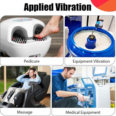 12V DC Motor 3800rpm Strong Vibration Motor Mini Rotary Speed Vibrating Industry Motor for Electric Massage Bed Chair with Adjustable Speed Power Adapter in Saudi Arabia
