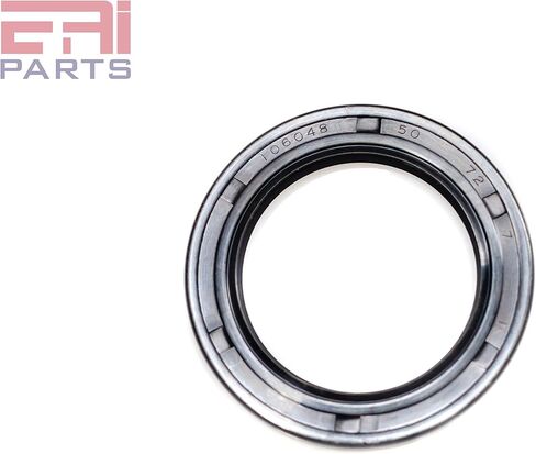 EAI Oil Seal 50mm X 72mm X 7mm (2 PCS) TC Double Lip w/Spring. Metal Case w/Nitrile Rubber Coating in Saudi Arabia