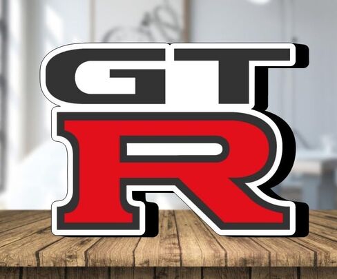 GTR Logo LED Neon Light Sign with USB Powered Dimmable Feature – Sport Car Wall Decor for Garage, Man Cave, Car-Themed Room, Service Area or Auto Display (12x10 inches) in Saudi Arabia