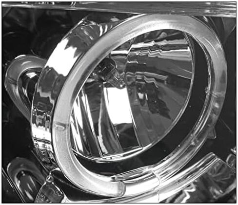 Dual Halo LED Projector Headlights Headlamps Lamps Black For 2004-2012 Nissan Titan / 2004-2007 Armada in Kuwait