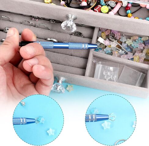 أداة 5pcs piercing ball grabber ، Diamond 4 Prongs Claw Tweezers ، أداة جوهر الفولاذ المقاوم للصدأ ، in Saudi Arabia