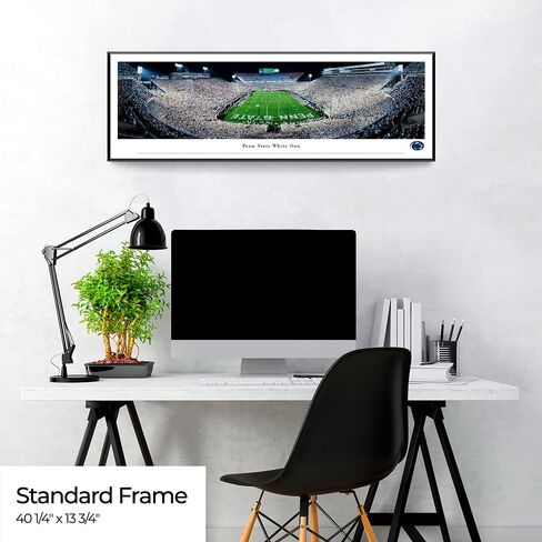 Penn State Football ، End Zone (2021 White Out) - ملصق غير مؤلف من 40 × 13.5 بواسطة Blakeway Panoramas in Saudi Arabia