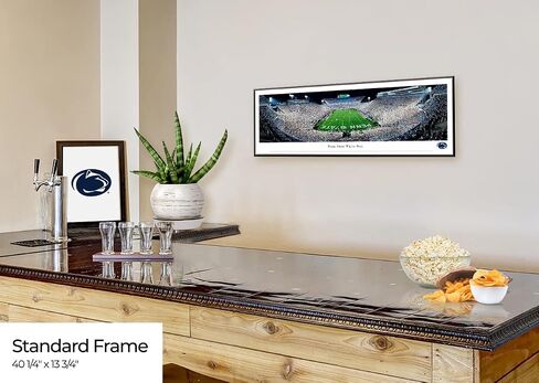 Penn State Football ، End Zone (2021 White Out) - ملصق غير مؤلف من 40 × 13.5 بواسطة Blakeway Panoramas in Saudi Arabia